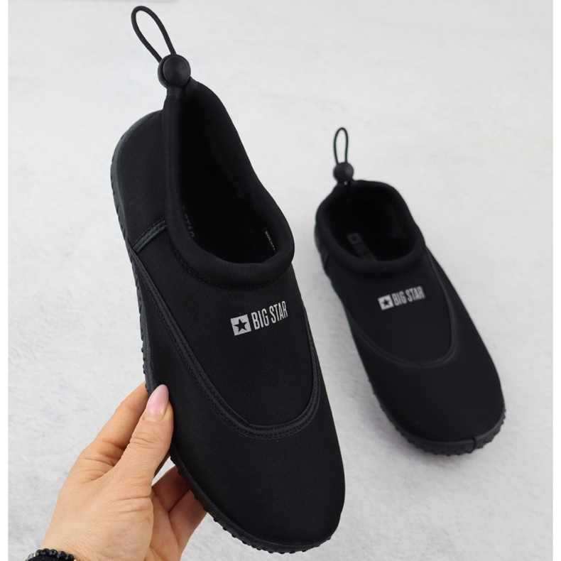 Black Big Star NN274A801 Sapatos de água neon preto preto 1