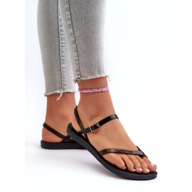 Chinelos Ipanema Fashion Sand Viii Fem 82842 21112, pretos 3