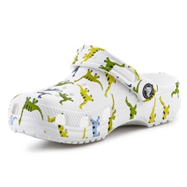 CLOGS CROGS CROCS CLÁSTICA PRIMAGEM CLOG 209695-9DH WHITE branco 4