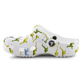 CLOGS CROGS CROCS CLÁSTICA PRIMAGEM CLOG 209695-9DH WHITE branco 6