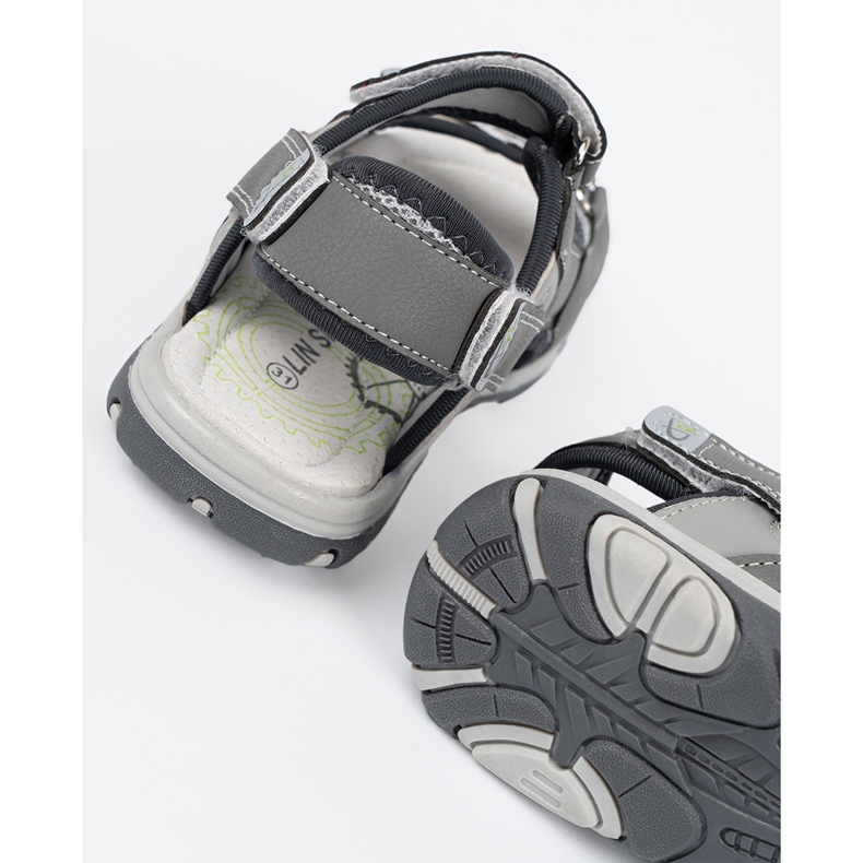Shelvt Sandálias cinzas para meninos 2