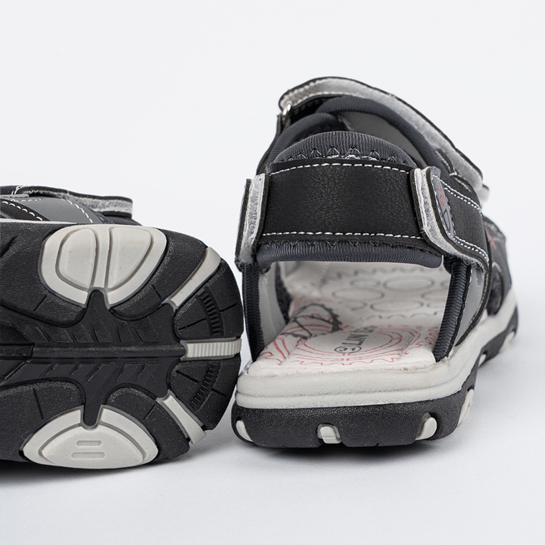 Shelvt Sandálias negras para meninos preto 1