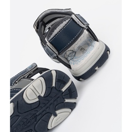 Shelvt Sandálias de meninos azuis da marinha azul 1