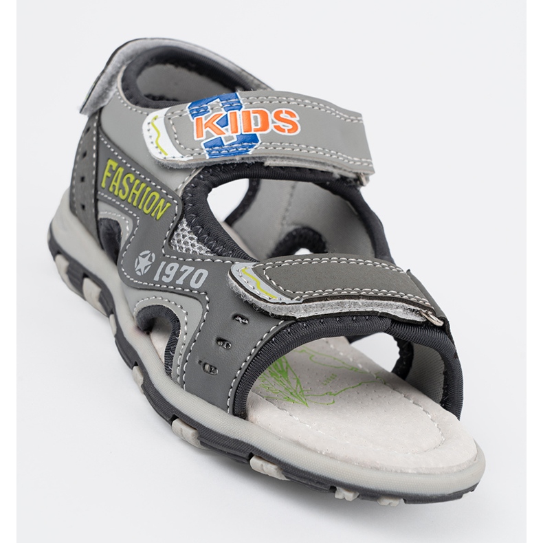 Shelvt Sandals Grey Boys cinza 1