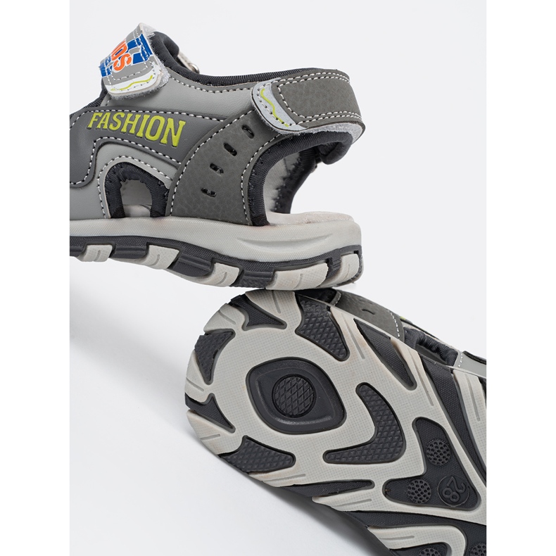 Shelvt Sandals Grey Boys cinza 2