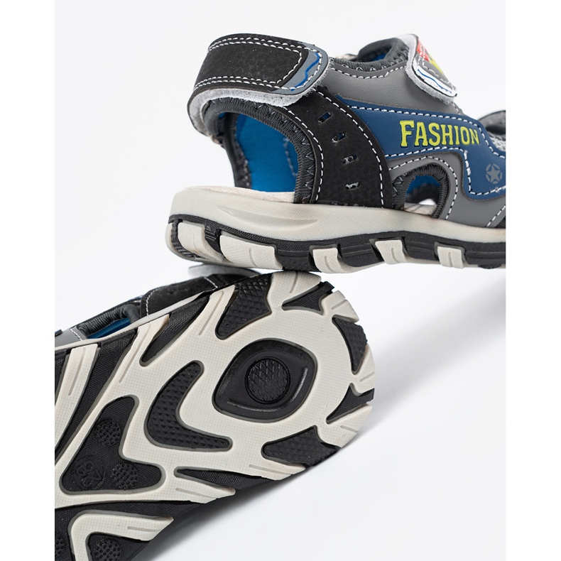 Shelvt Sandálias azuis marinhas dos meninos azul 1