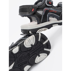 Shelvt Sandálias de meninos negros preto 1