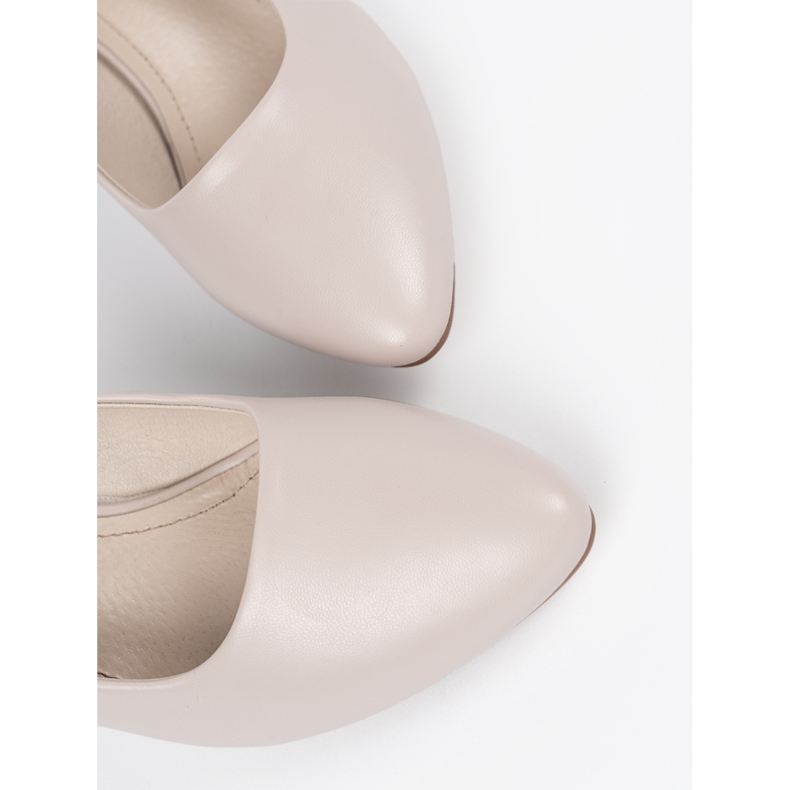 Bombas cinza claro Sergio Leone bege 1