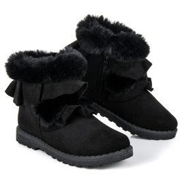 Seastar Botas pretas com folho preto 1