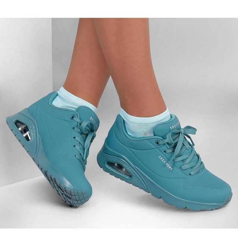 Skechers Uno Stand On Air 73690-Teal Shoes verde 1 Skechers Uno Stand On Air 73690-Teal Shoes verde 1