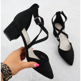 Sandálias femininas no post Black Sergio Leone SK-830 preto 1