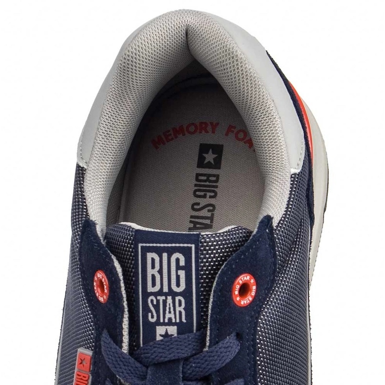 Sapatos esportivos masculinos Memória Espuma Big Star LL174122 Azul marinho 1