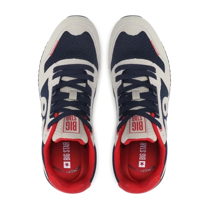 Sapatos esportivos masculinos Memória de espuma Big Star LL174256 bege 2