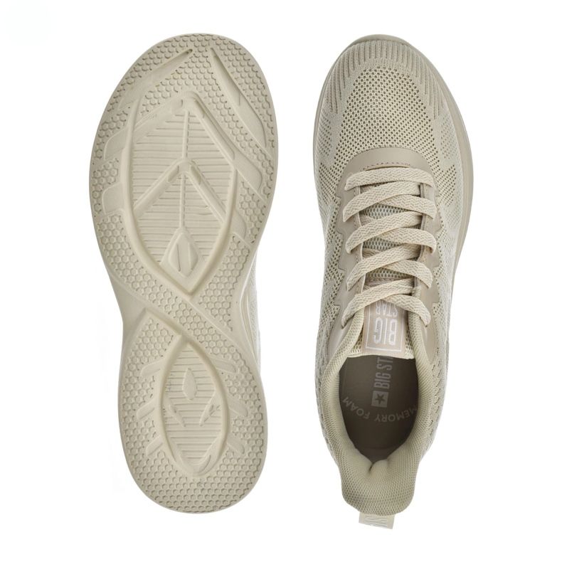 Big Star Sapatos masculinos Sapatos esportivos de grande estrela NN174136 bege 1