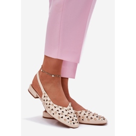 Inna Decorada Ballerinas de HEED Decorada Beige bege 1