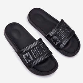 Big Star Grande estrela masculina rr174a053 chinelos pretos 2