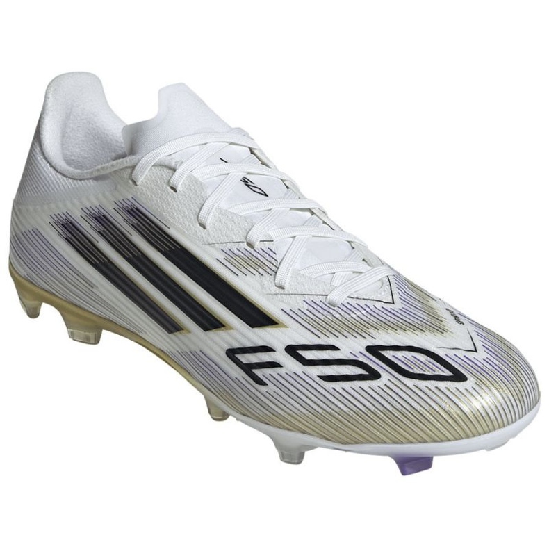 Adidas F50 League FG/MG Ji0005 Sapatos de futebol branco 1