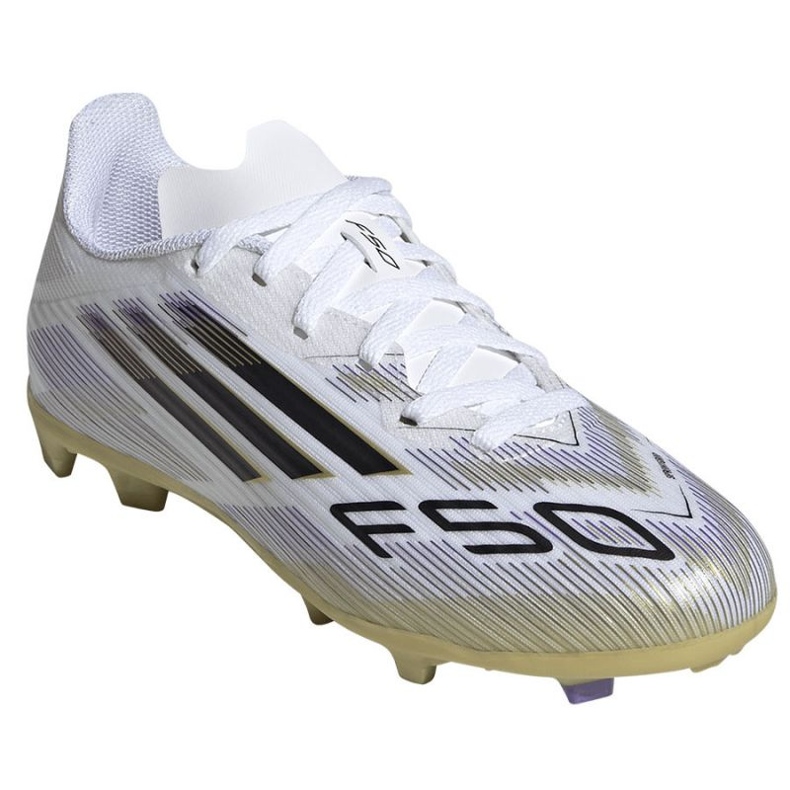 Adidas F50 League FG/MG JH7745 Sapatos de futebol branco 1