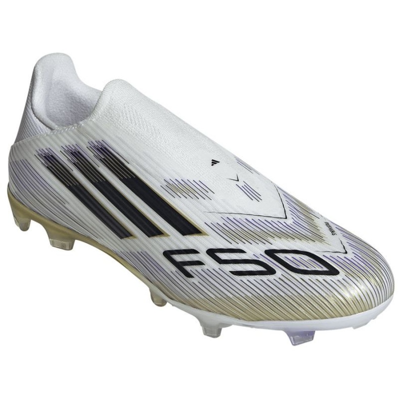 Adidas F50 League LL FG/MG JH7736 Sapatos de futebol branco 1