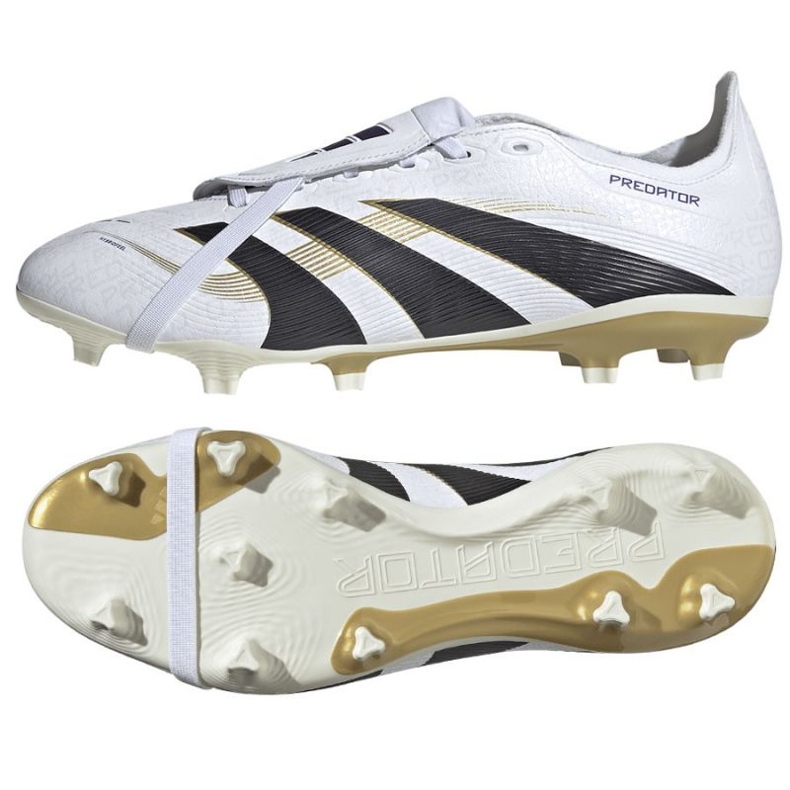 Adidas Predator League FT FG/MG JI1114 Sapatos de futebol branco 1