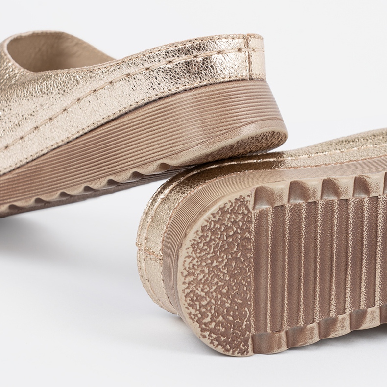 Goodin Flip de ouro feminino na plataforma dourado 2