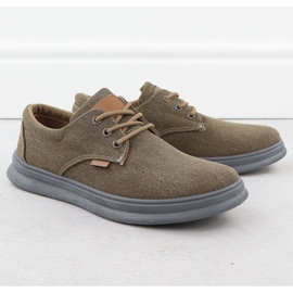 Sapatos casuais masculinos Brown Nowacki 1059-H bege 1