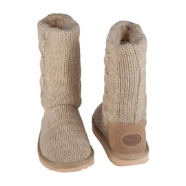 Emu Australia Sapatos, chinelos de emu austrália Bartle W13142-MACA bege 2