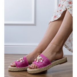 Alpargelas rosa com conchas 2