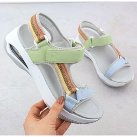 Sandálias Rieker 3151-90 femininas azul 1