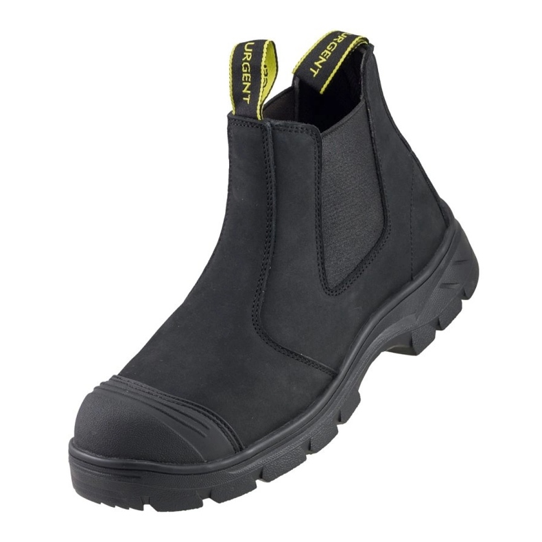 Botas Jodhpur masculinas trabalhando urgente 130S1 preto rosto preto 2