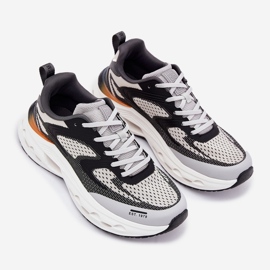 Big Star Sapatos esportivos masculinos na grande estrela RR174023 Plataforma de sistema-poloneses Hi-Polish cinza 1