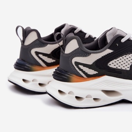 Big Star Sapatos esportivos masculinos na grande estrela RR174023 Plataforma de sistema-poloneses Hi-Polish cinza 2