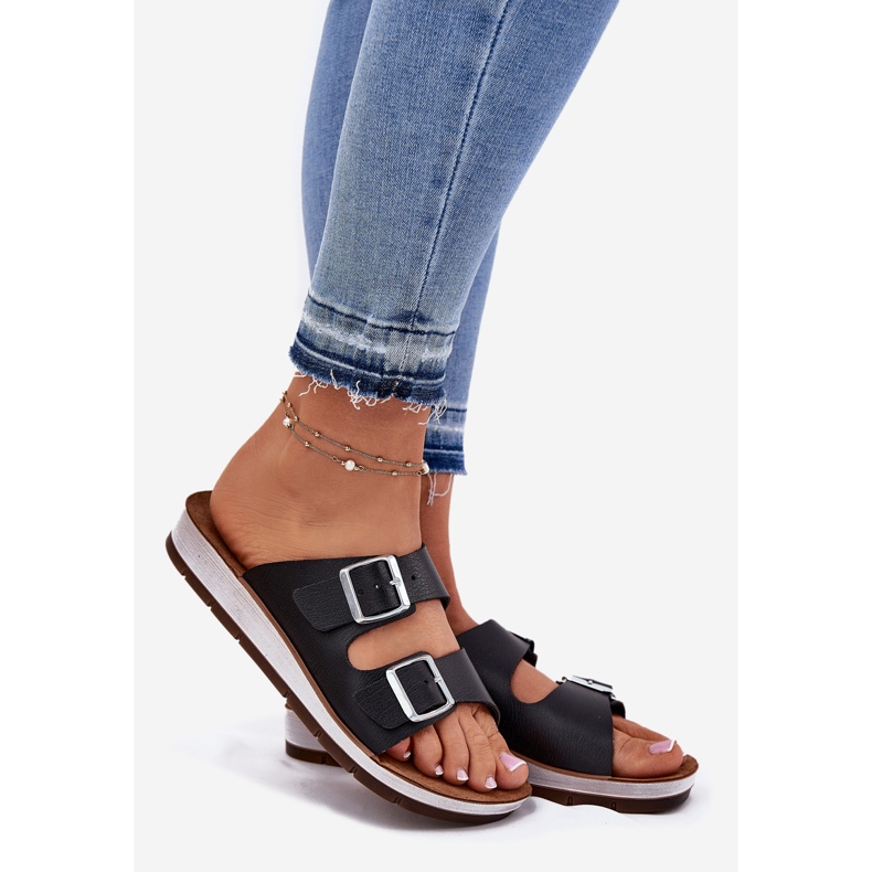 Flips femininos com o Inblu CP000042 Blacks Blamps preto 1