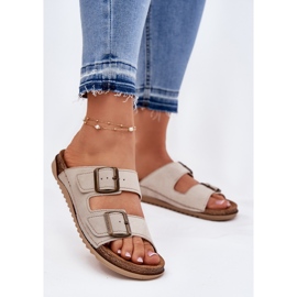 Chinelos profiláticos femininos inblu aa000068 bege 2