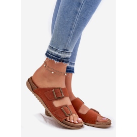 Chinelos profiláticos femininos inblu aa000068 laranja 1