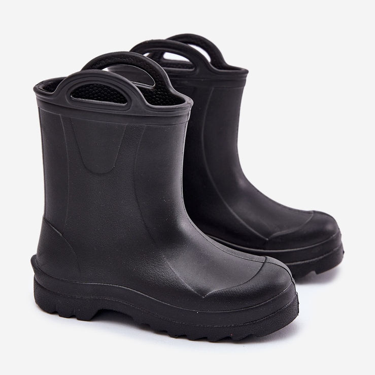 Galoshes infantis de Lemigo Doggy 735 Black preto 1