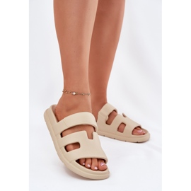 EVento Flip de espuma feminina Flip Beige bege 2