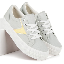 Kylie Tênis na plataforma cinza 2