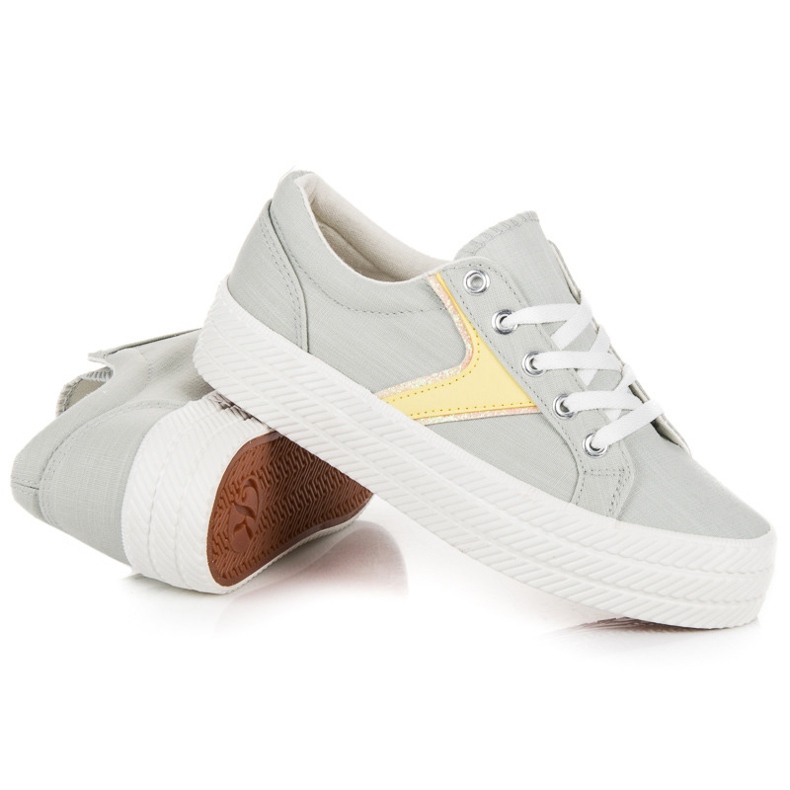 Kylie Tênis na plataforma cinza 1