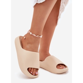 Flip de espuma feminina Flip Beige bege 1