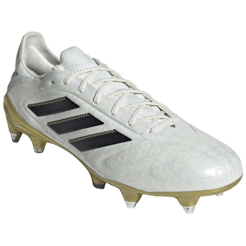 Adidas Copa Pure III Elite SG JQ1777 Sapatos de futebol branco 1