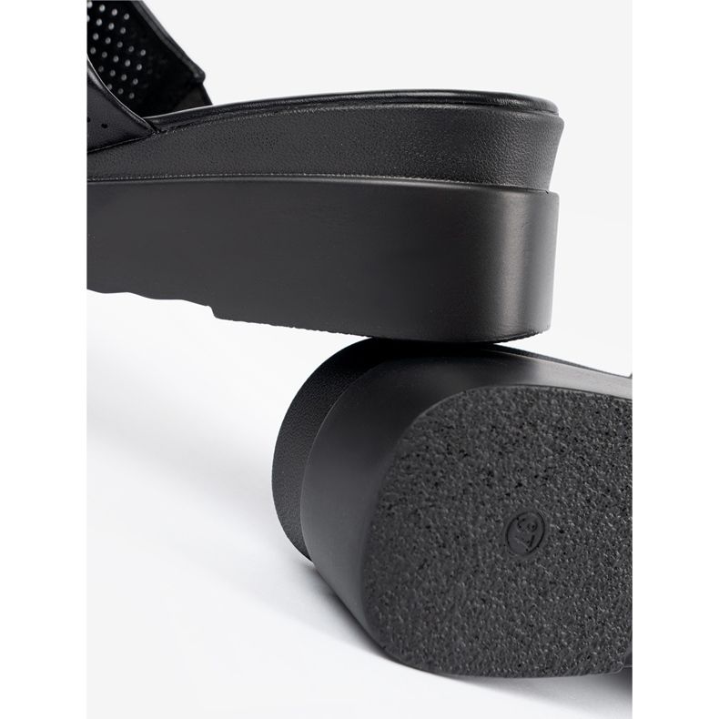 Seastar Flip -flops pretos na plataforma OpenWork 1