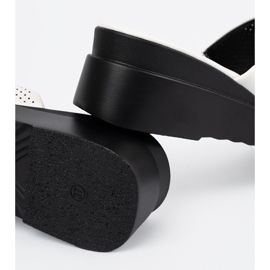 Seastar White Openwork Flip Flip na plataforma branco 1 Seastar White Openwork Flip Flip na plataforma branco 1