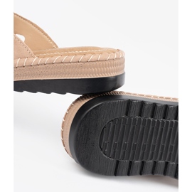 Seastar Chinelos femininos rosa com uma flor decorativa 1