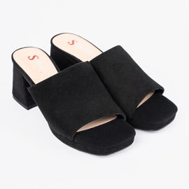 Seastar Saltos altos pretos femininos 1