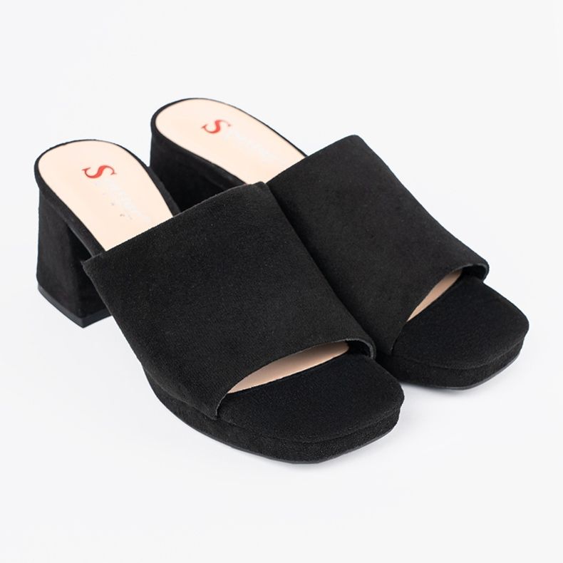 Seastar Saltos altos pretos femininos 1