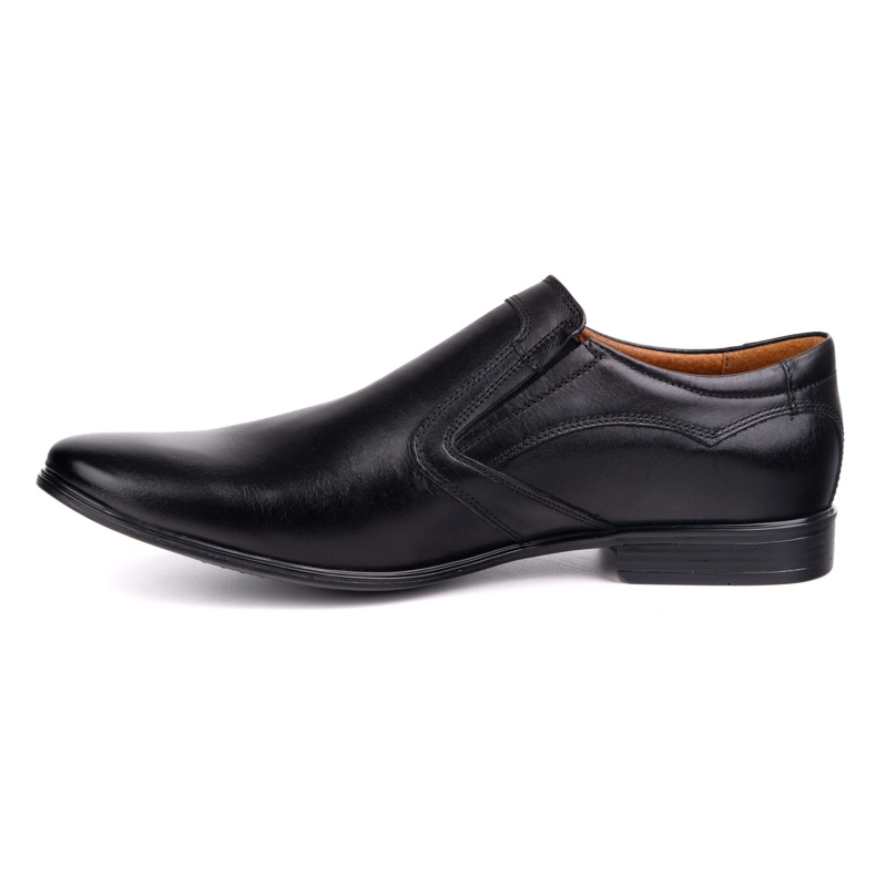Olivier Sapatos formais de couro masculino 1035 preto 1