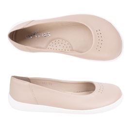 Olivier As bombas minimalistas das mulheres descalços caíram 1771pol mini bege 1