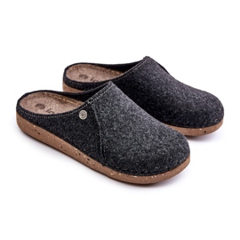 Slippers de casa masculinos Inblu MT000011 Graphite preto 1