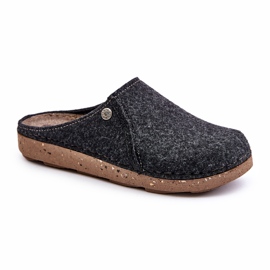 Slippers de casa masculinos Inblu MT000011 Graphite preto 3